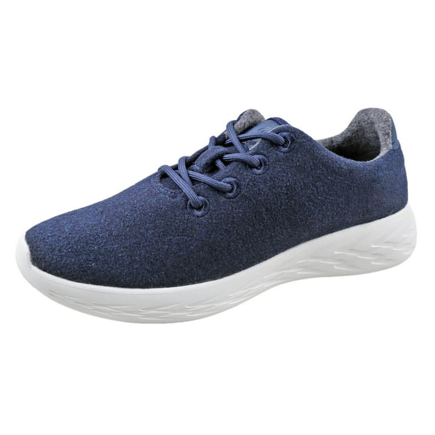Urban Jacks Navy Blue and White Casual Canvas Shoes Trainers